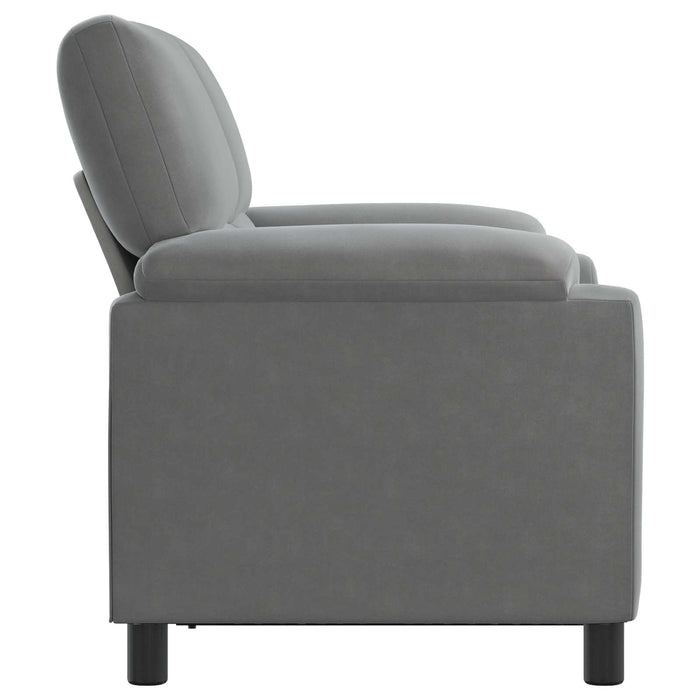 Canapea Gri închis 154 x 85 x 93 cm Catifea WALTI