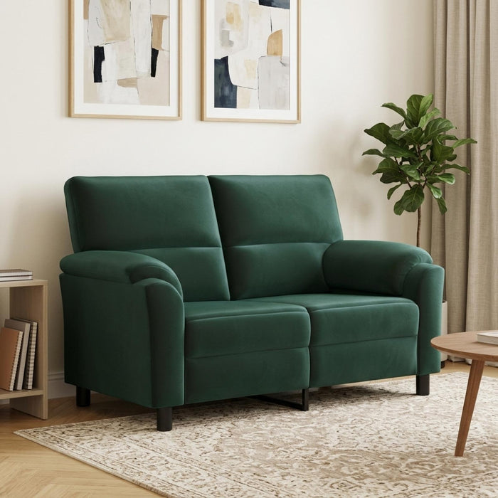 Canapea Verde închis 154 x 85 x 93 cm Catifea WALTI