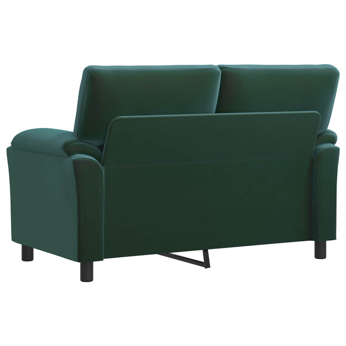 Canapea Verde închis 154 x 85 x 93 cm Catifea WALTI