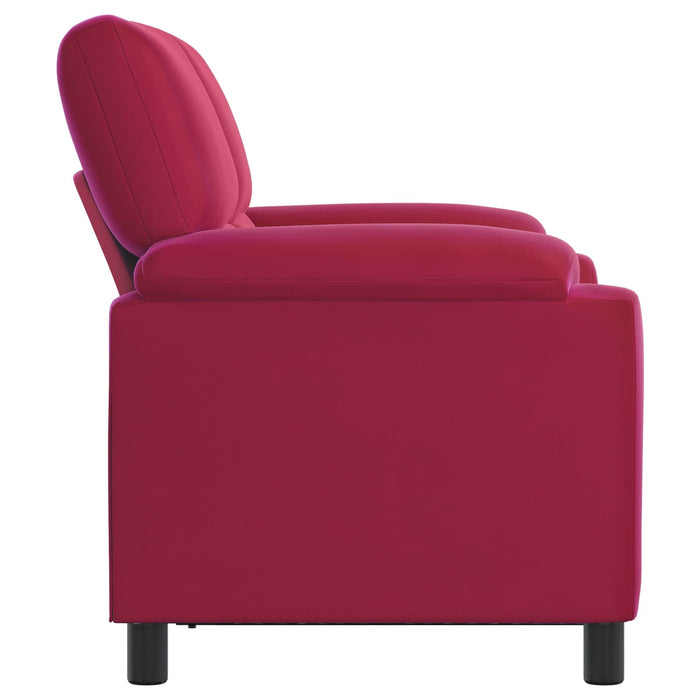 Canapea Roșu Vin 154 x 85 x 93 cm Catifea WALTI