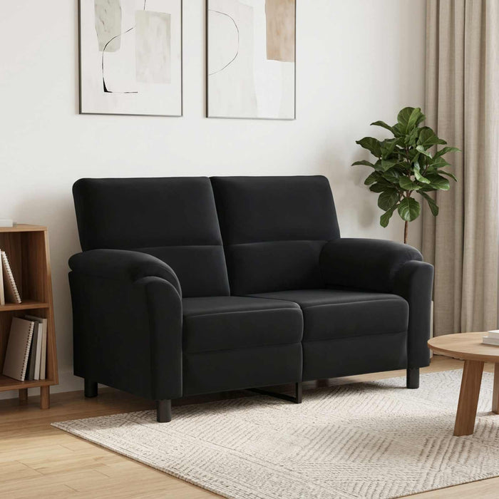 Canapea Negru 154 x 85 x 93 cm Catifea WALTI