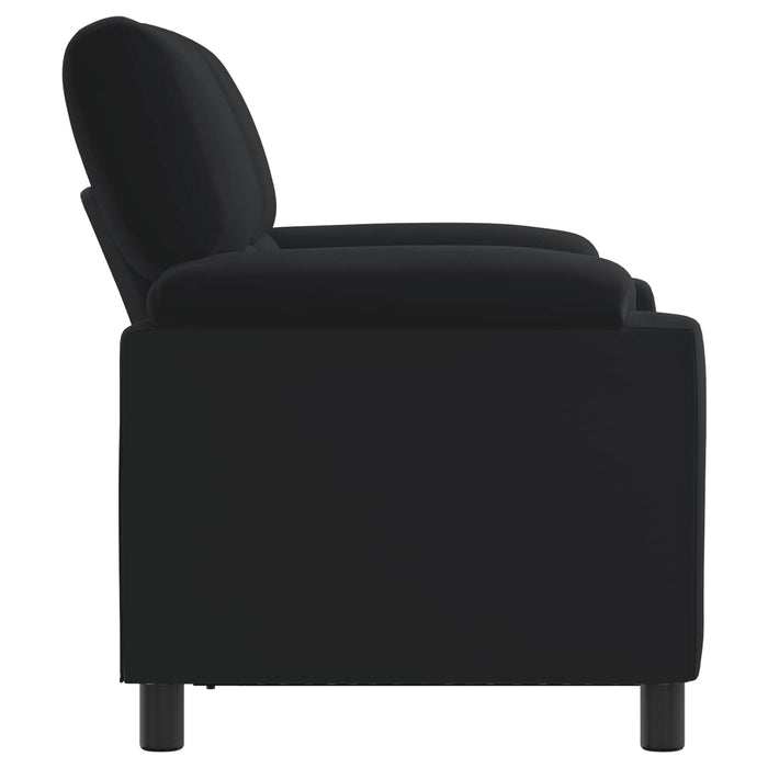 Canapea Negru 154 x 85 x 93 cm Catifea WALTI