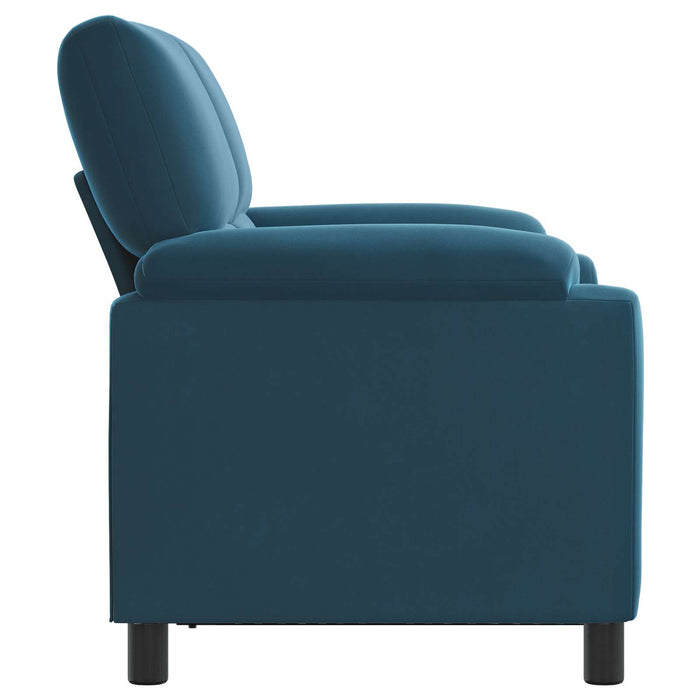 Canapea albastru 154 x 85 x 93 cm Catifea WALTI