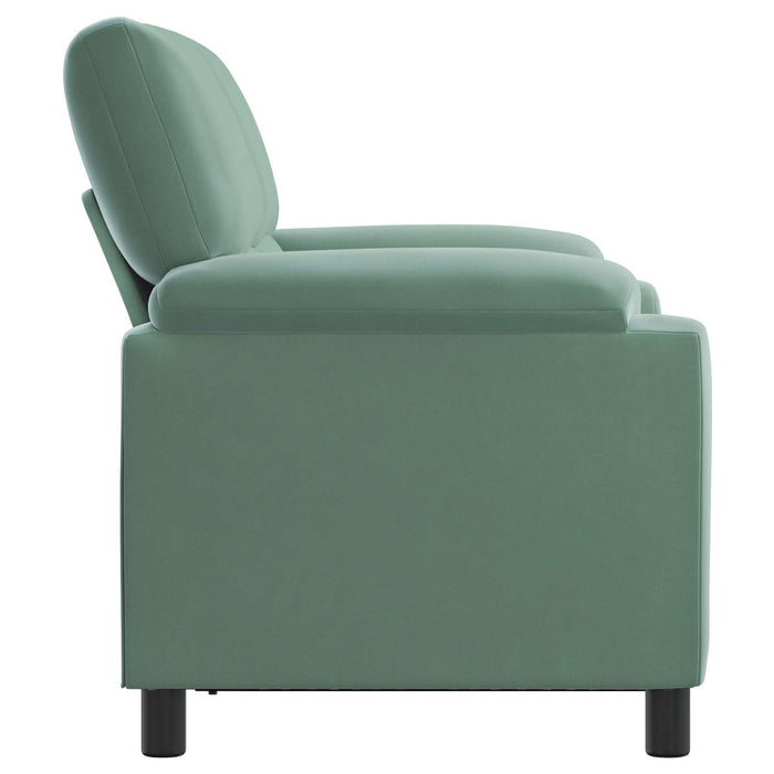 Canapea Verde Mării 154 x 85 x 93 cm Catifea WALTI