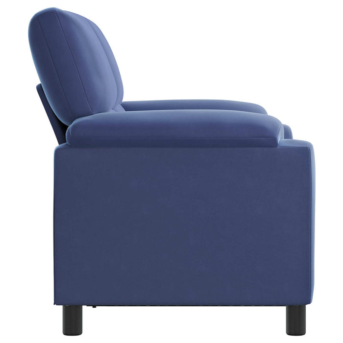 Canapea Albastru Poliție 154 x 85 x 93 cm Catifea WALTI