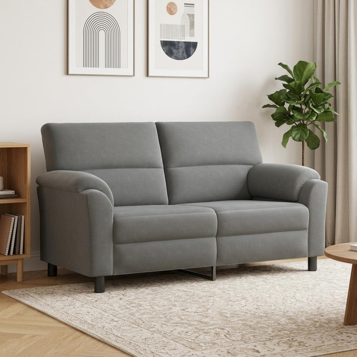 Canapea Gri închis 174 x 85 x 93 cm Catifea WALTI