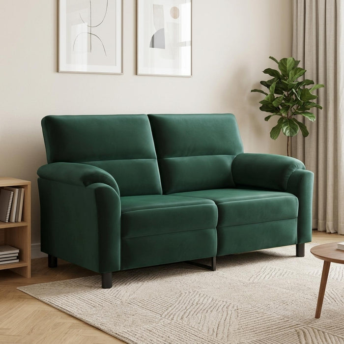 Canapea Verde închis 174 x 85 x 93 cm Catifea WALTI