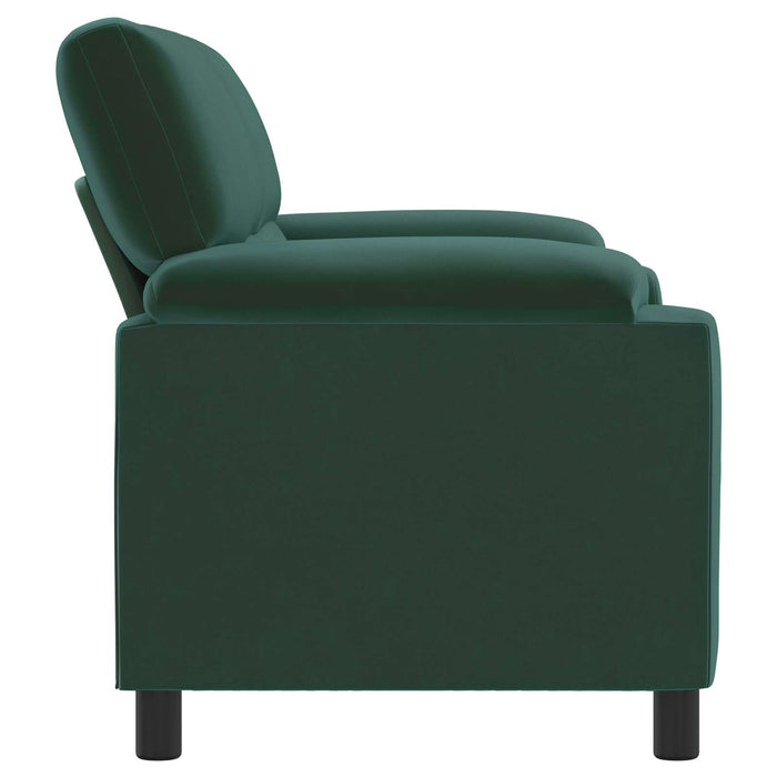 Canapea Verde închis 174 x 85 x 93 cm Catifea WALTI