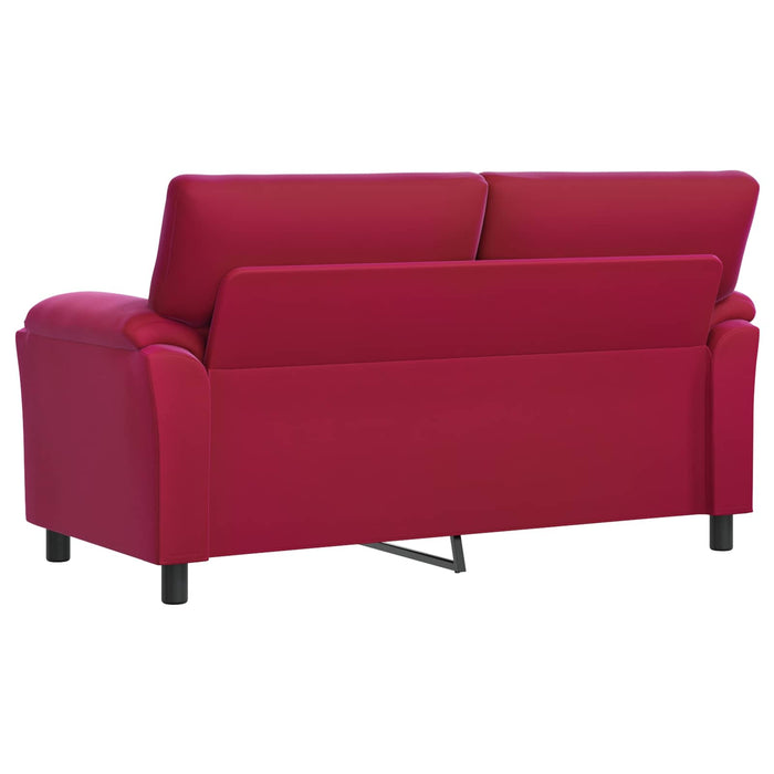 Canapea Roșu Vin 174 x 85 x 93 cm Catifea WALTI