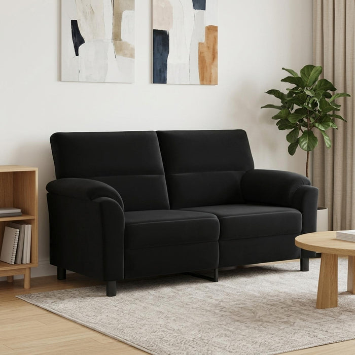 Canapea Negru 174 x 85 x 93 cm Catifea WALTI