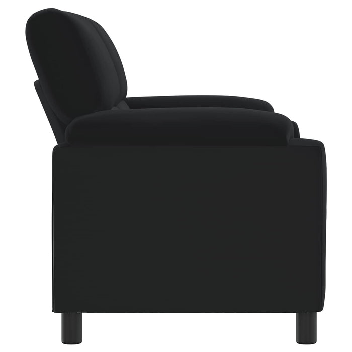 Canapea Negru 174 x 85 x 93 cm Catifea WALTI