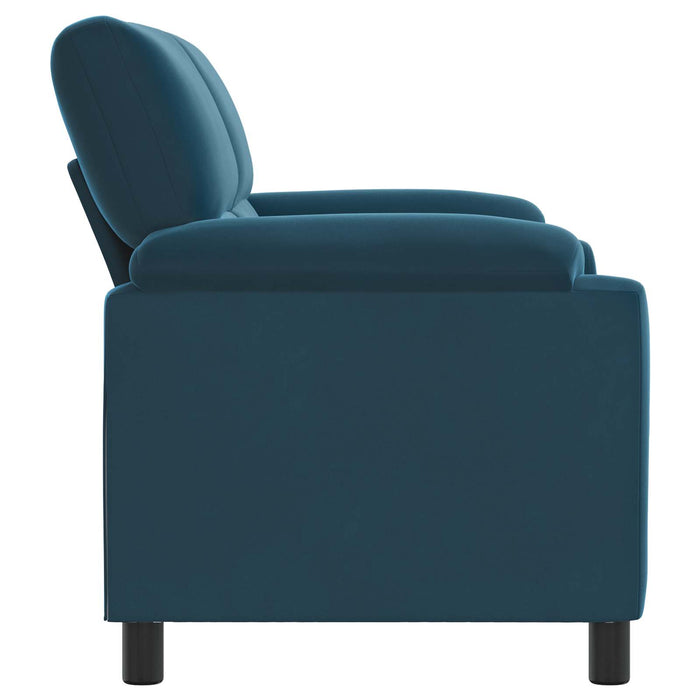 Canapea albastru 174 x 85 x 93 cm Catifea WALTI
