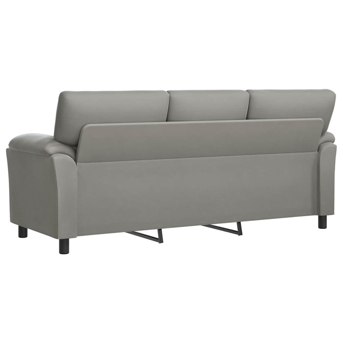 Canapea Gri deschis 214 x 85 x 93 cm Catifea WALTI