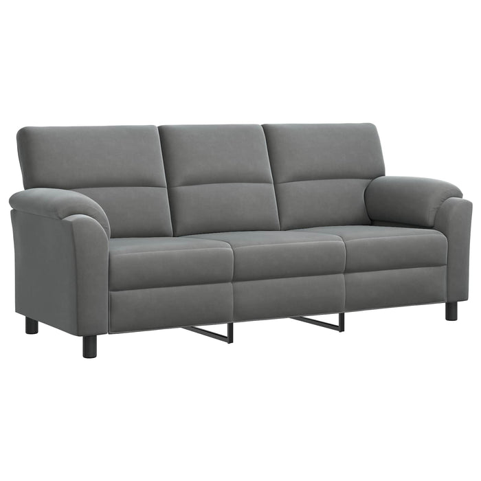 Canapea Gri închis 214 x 85 x 93 cm Catifea WALTI
