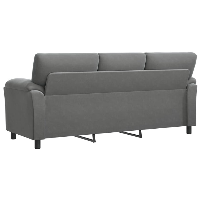 Canapea Gri închis 214 x 85 x 93 cm Catifea WALTI