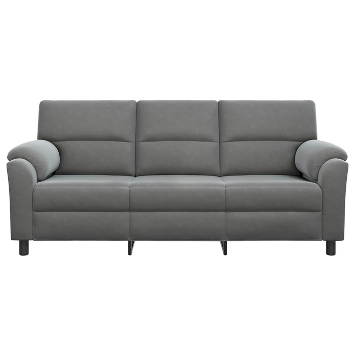 Canapea Gri închis 214 x 85 x 93 cm Catifea WALTI
