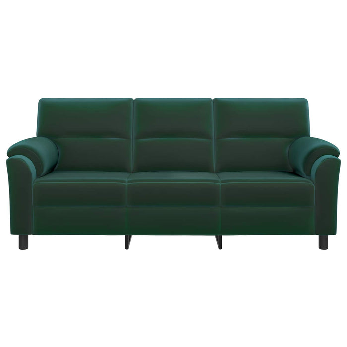 Canapea Verde închis 214 x 85 x 93 cm Catifea WALTI