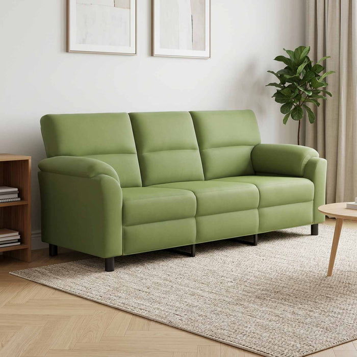Canapea Verde deschis 214 x 85 x 93 cm Catifea WALTI