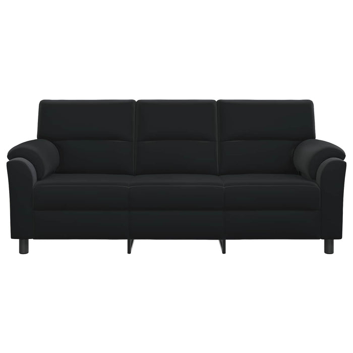 Canapea Negru 214 x 85 x 93 cm Catifea WALTI