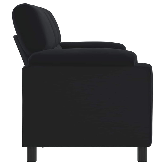 Canapea Negru 214 x 85 x 93 cm Catifea WALTI
