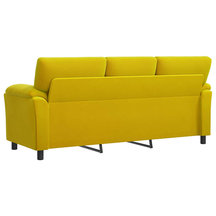 Canapea Galben 214 x 85 x 93 cm Catifea WALTI