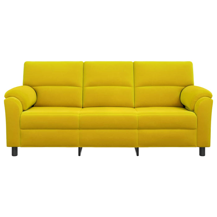 Canapea Galben 214 x 85 x 93 cm Catifea WALTI