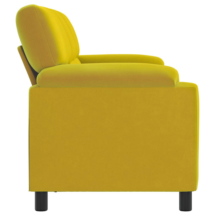 Canapea Galben 214 x 85 x 93 cm Catifea WALTI