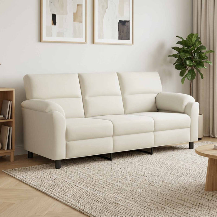 Canapea Crem 214 x 85 x 93 cm Catifea WALTI