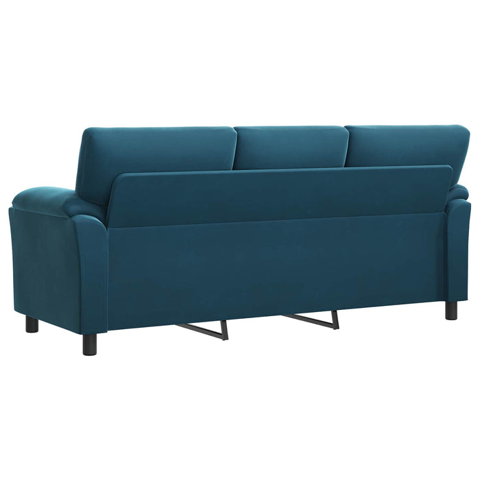 Canapea albastru 214 x 85 x 93 cm Catifea WALTI