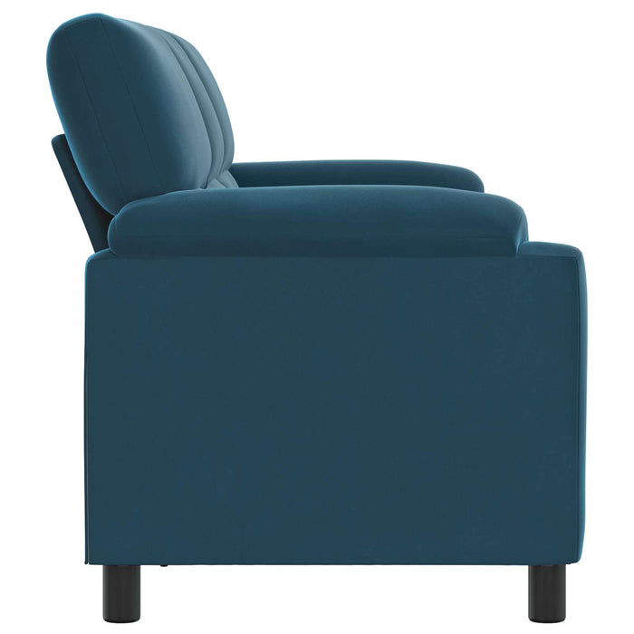 Canapea albastru 214 x 85 x 93 cm Catifea WALTI