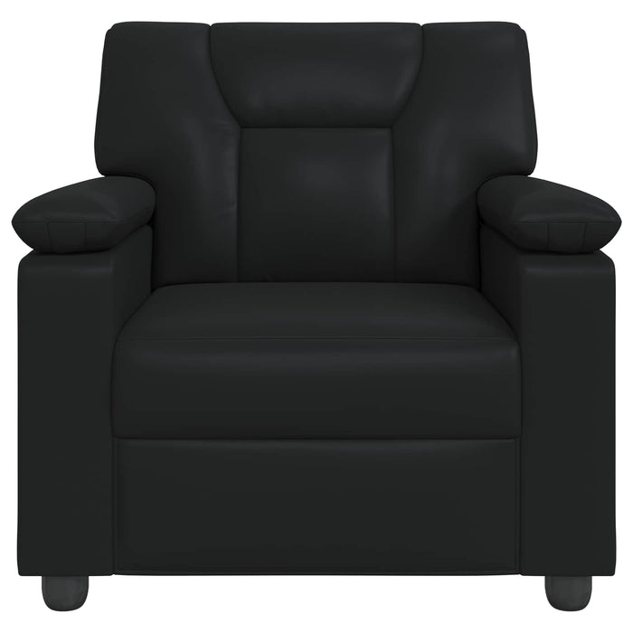 Canapea Negru 91 x 85 x 93 cm Piele artificială WALTI
