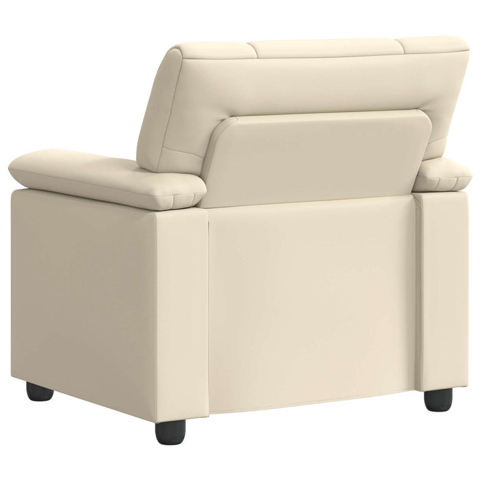 Canapea Crem 91 x 85 x 93 cm Piele artificială WALTI