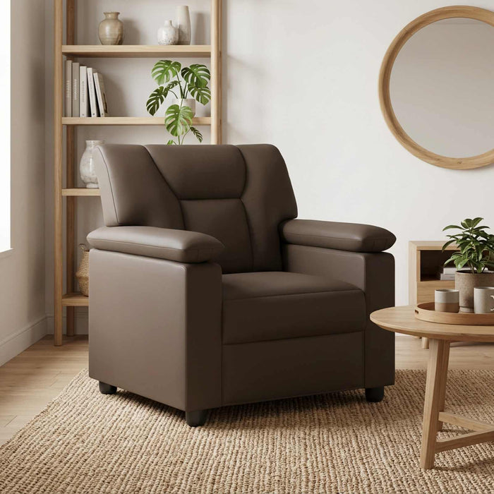Canapea Gri 91 x 85 x 93 cm Piele artificială WALTI