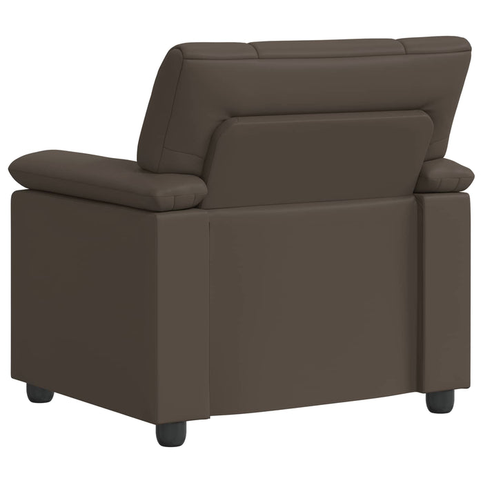 Canapea Gri 91 x 85 x 93 cm Piele artificială WALTI