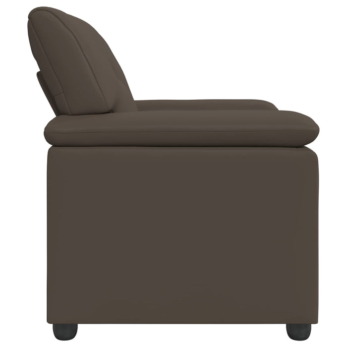Canapea Gri 91 x 85 x 93 cm Piele artificială WALTI