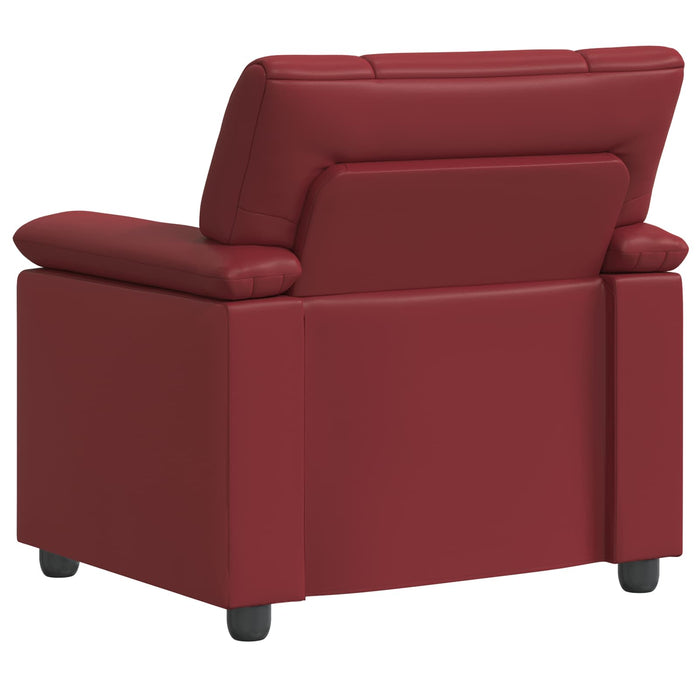 Canapea Roșu Vin 91 x 85 x 93 cm Piele artificială WALTI