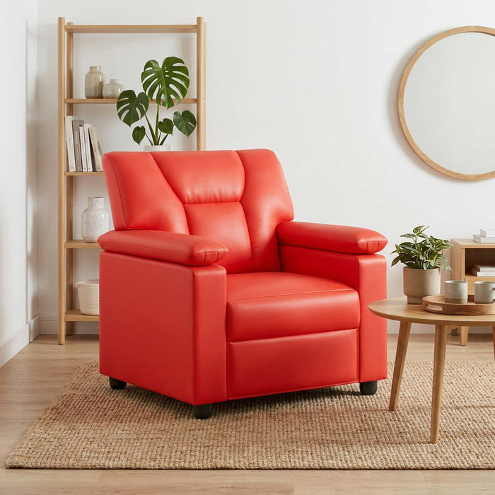 Canapea Roșu 91 x 85 x 93 cm Piele artificială WALTI