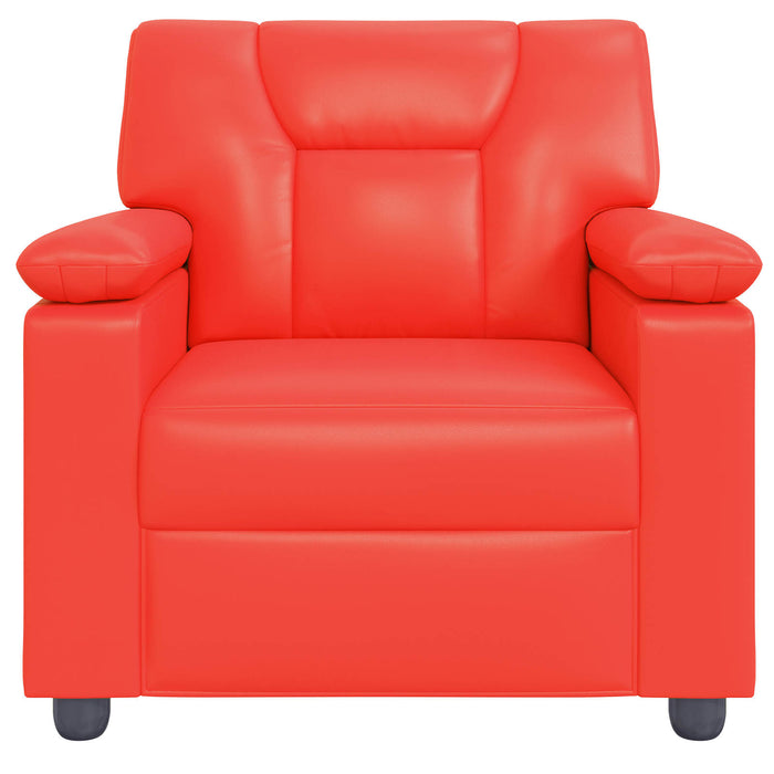 Canapea Roșu 91 x 85 x 93 cm Piele artificială WALTI