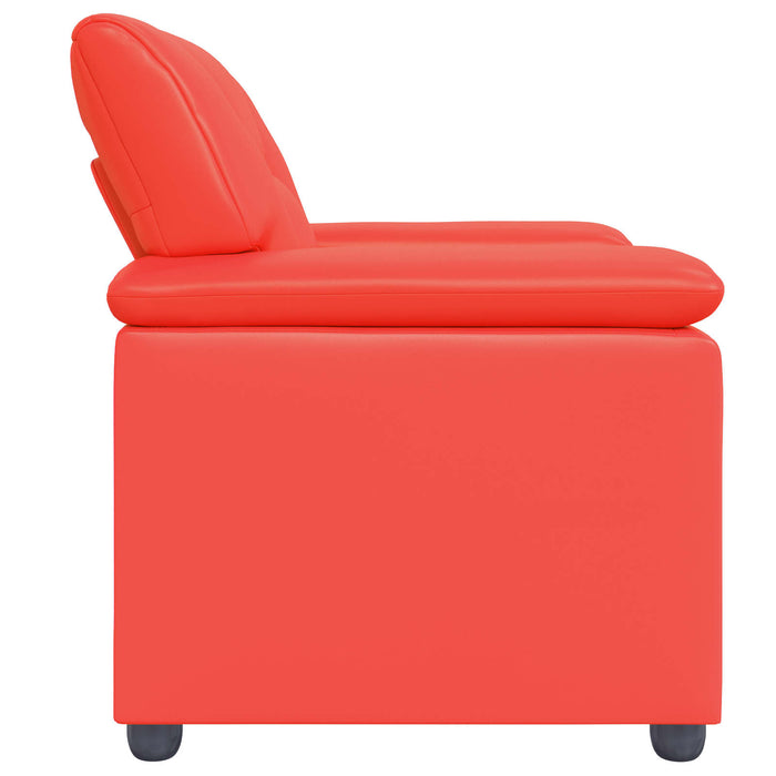 Canapea Roșu 91 x 85 x 93 cm Piele artificială WALTI