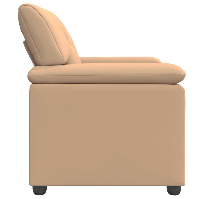 Canapea Cappuccino 91 x 85 x 93 cm Piele artificială WALTI