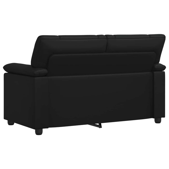 Canapea Negru 151 x 85 x 93 cm Piele artificială WALTI