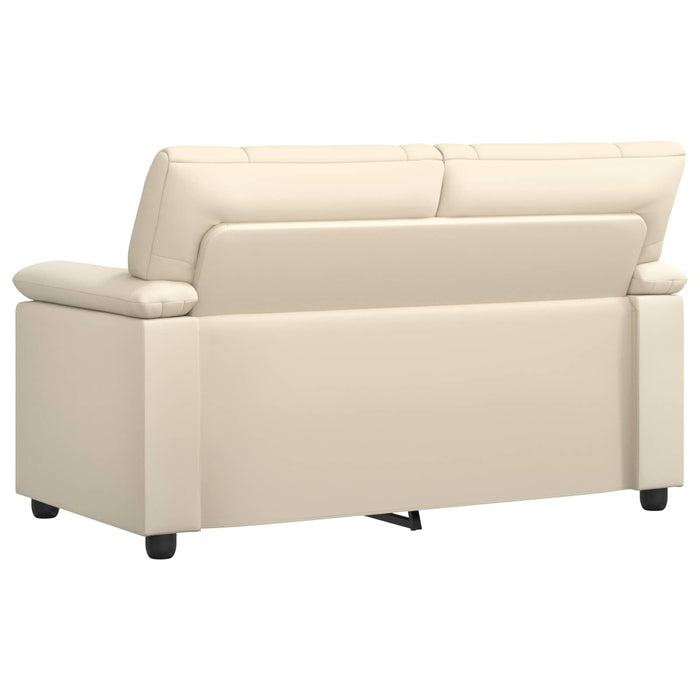 Canapea Crem 151 x 85 x 93 cm Piele artificială WALTI