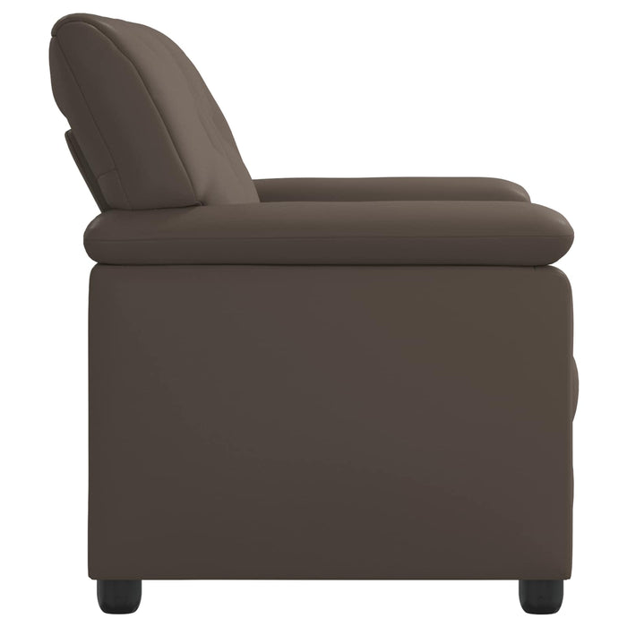 Canapea Gri 151 x 85 x 93 cm Piele artificială WALTI