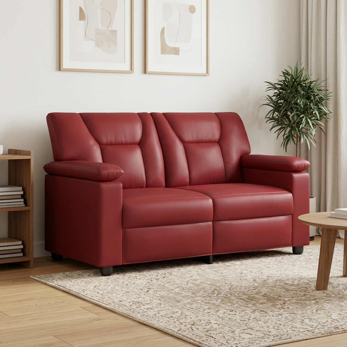 Canapea Roșu Vin 151 x 85 x 93 cm Piele artificială WALTI