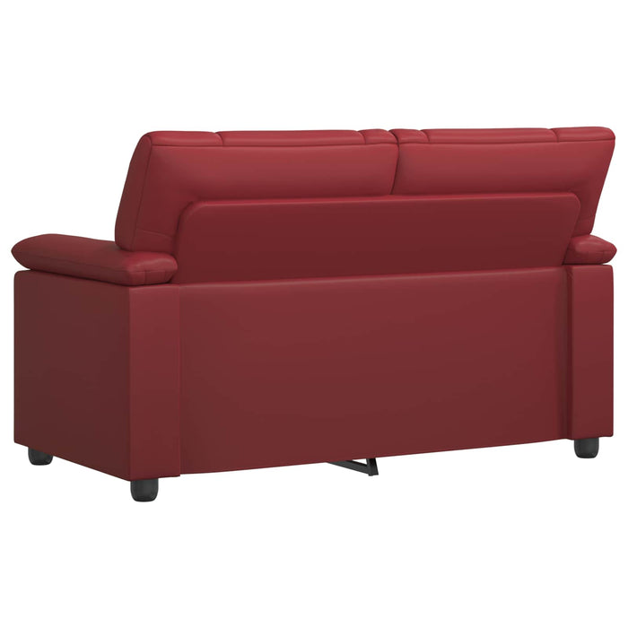 Canapea Roșu Vin 151 x 85 x 93 cm Piele artificială WALTI