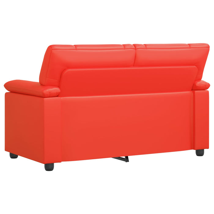 Canapea Roșu 151 x 85 x 93 cm Piele artificială WALTI