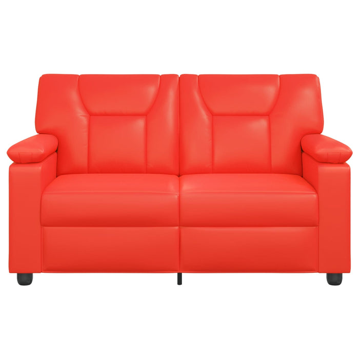 Canapea Roșu 151 x 85 x 93 cm Piele artificială WALTI