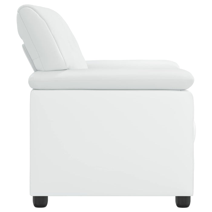 Canapea Alb 151 x 85 x 93 cm Piele artificială WALTI
