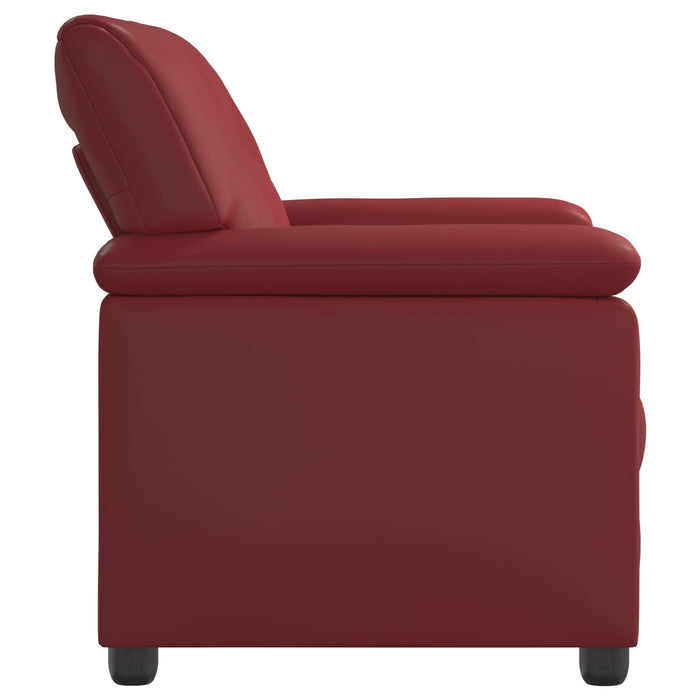 Canapea Roșu Vin 171 x 85 x 93 cm Piele artificială WALTI
