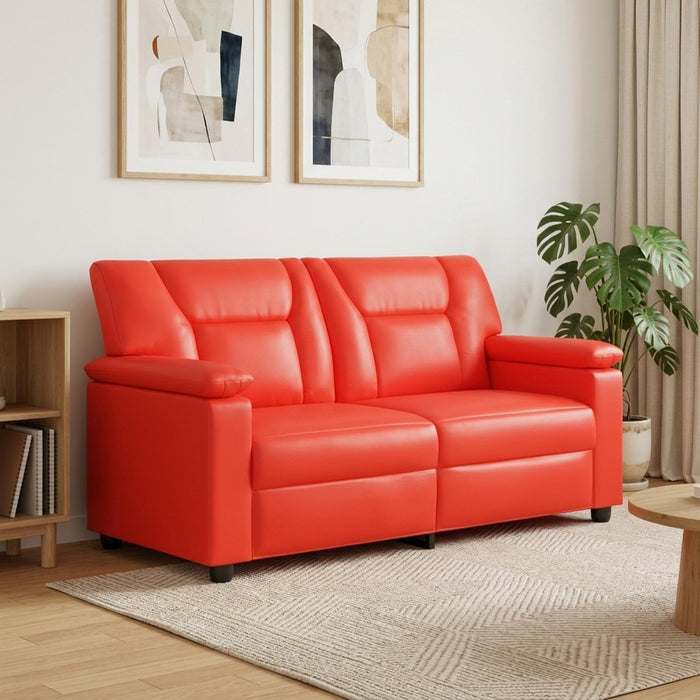 Canapea Roșu 171 x 85 x 93 cm Piele artificială WALTI